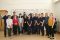 Image shown: 101 Visions of the Future. L-R Some of the participating students from Cork Dental School and Hospital; Mary Clancy