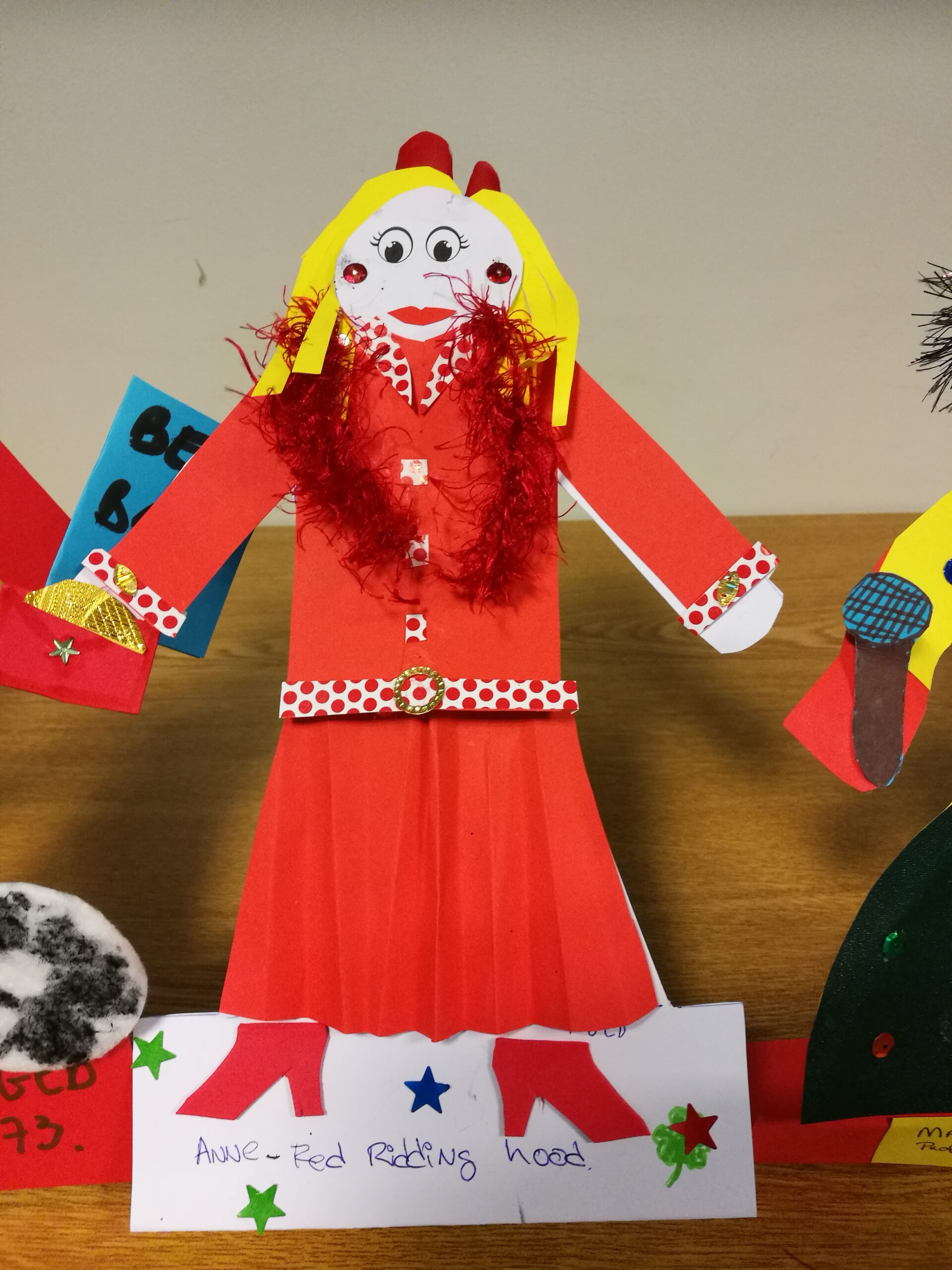 Image shown: ‘Annie’ created during CYSWIS art workshop